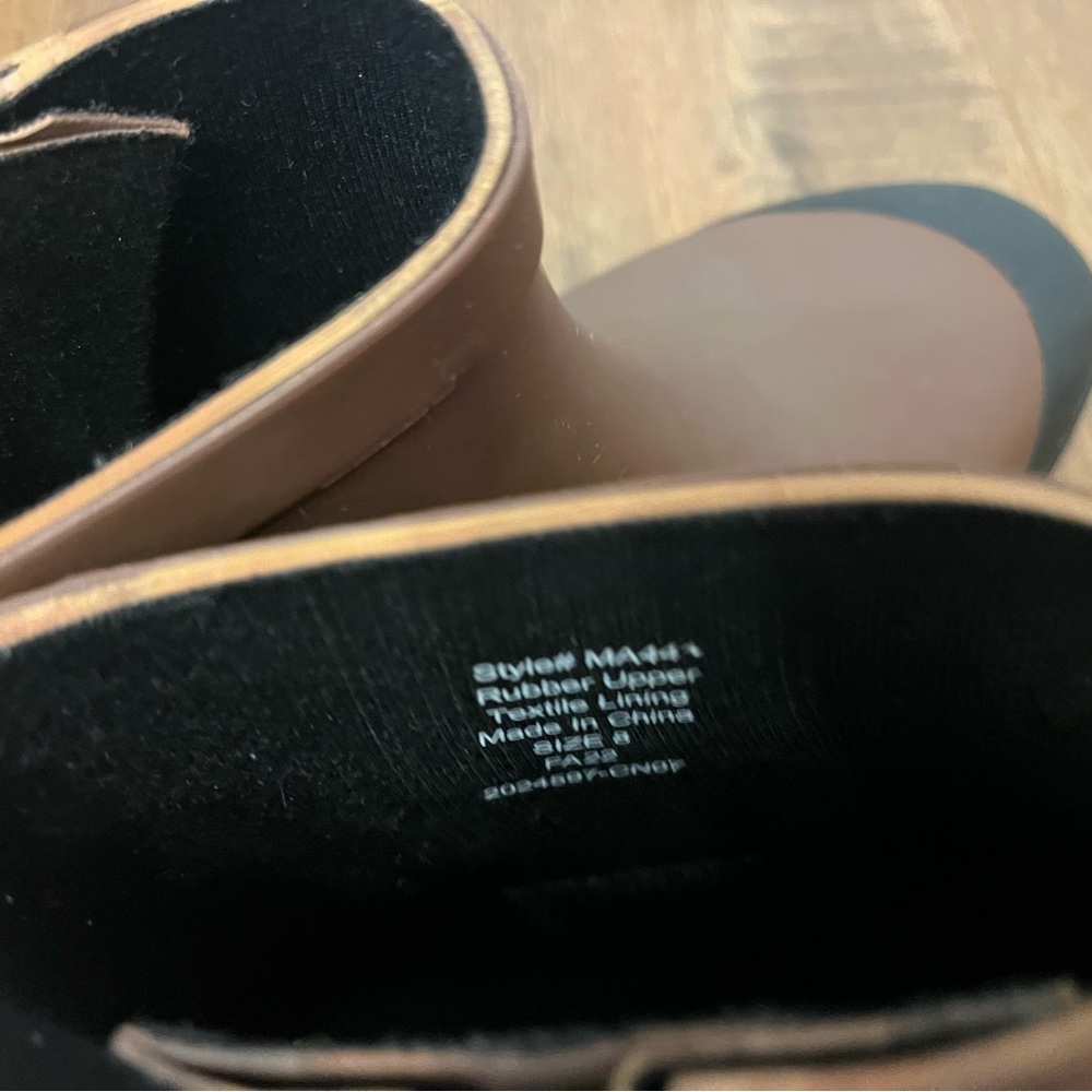 Madewell Brown and Black Winter Boots - Picture 6 of 10
